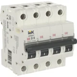IEK ARMAT Автоматический выключатель M10N 4P D 6А