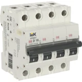 IEK ARMAT Автоматический выключатель M10N 4P D 16А