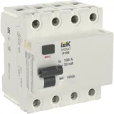 IEK ARMAT Выключатель дифференциального тока R10N 4P 100А 30мА тип A