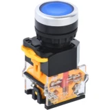IEK Кнопка управления D8-11T d=22мм 1з+1р с фиксацией синяя