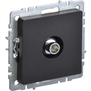 IEK BRITE Розетка TV оконечная РТВ11-0-БрЧ черный - BR-A10-O-K02 IEK BRITE Розетка TV оконечная РТВ11-0-БрЧ черный - BR-A10-O-K02