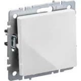 IEK BRITE Выключатель 1-клавишный 10А ВС10-1-0-БрБ белый