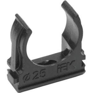 IEK Держатель с защёлкой CF25 черный - CTA10D-CF25-K02-100 IEK Держатель с защёлкой CF25 черный - CTA10D-CF25-K02-100