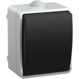 IEK Выключатель 1-клавишный для открытой установки ВС20-1-0-ФСр ФОРС IP54
