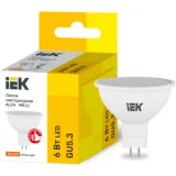 IEK Лампа светодиодная ALFA MR16 софит 6Вт 230В 3000К GU5,3