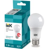 IEK Лампа светодиодная A60 шар 9Вт 230В 4000К E27