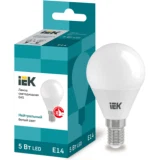 IEK Лампа светодиодная G45 шар 5Вт 230В 4000К E14