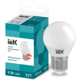 IEK Лампа светодиодная G45 шар 9Вт 230В 4000К E27