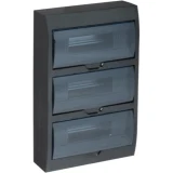 IEK KREPTA 3 Корпус пластиковый ЩРН-П-36 IP41 черный