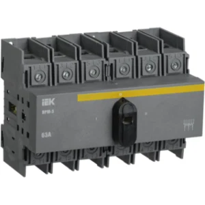 IEK Выключатель-разъединитель модульный ВРМ-3 3P 63А - MVR30-3-063 IEK Выключатель-разъединитель модульный ВРМ-3 3P 63А - MVR30-3-063