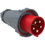 IEK Вилка переносная ССИ-035 63А-6ч/200/346-240/415В 3Р+РЕ+N IP67 MAGNUM