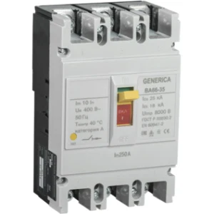 IEK Выключатель автоматический ВА66-35 3Р 250А 25кА GENERICA - SAV30-3-0250-G IEK Выключатель автоматический ВА66-35 3Р 250А 25кА GENERICA - SAV30-3-0250-G