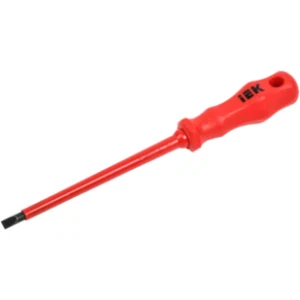 IEK Отвертка шлицевая PROFI 6,5х150мм 1000В - TSC-3SL-6150 IEK Отвертка шлицевая PROFI 6,5х150мм 1000В - TSC-3SL-6150