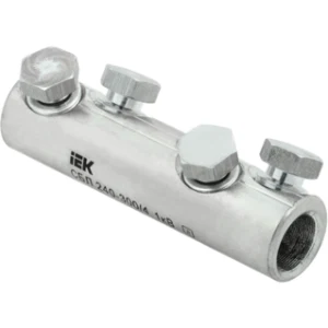 IEK Соединитель болтовой луженый СБЛ 240-300/4 1кВ - UCB11-240-300-04-01 IEK Соединитель болтовой луженый СБЛ 240-300/4 1кВ - UCB11-240-300-04-01