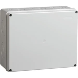 IEK Коробка распаячная КМ41272 для открытой проводки 240х195х90мм IP55 (RAL 7035, кабельные вводы 5шт) - UKO10-240-195-090-K41-55 IEK Коробка распаячная КМ41272 для открытой проводки 240х195х90мм IP55 (RAL 7035, кабельные вводы 5шт) - UKO10-240-195-090-K41-55