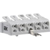 IEK Клемма пружинная соединительная КСПнз5-3L+N+PE