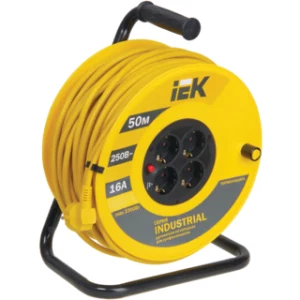 IEK Катушка УК50 с термозащитой 4 места 2P+PE/50м 3х1,5мм2 INDUSTRIAL - WKP15-16-04-50 IEK Катушка УК50 с термозащитой 4 места 2P+PE/50м 3х1,5мм2 INDUSTRIAL - WKP15-16-04-50