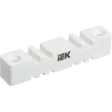 IEK Изолятор шинный плоский ИШП 2P для шин 5мм и 10мм 180мм