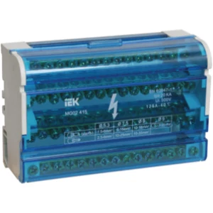 IEK Шины на DIN-рейку в корпусе (кросс-модуль) ШНК 4х15 3L+PEN - YND10-4-15-125 IEK Шины на DIN-рейку в корпусе (кросс-модуль) ШНК 4х15 3L+PEN - YND10-4-15-125